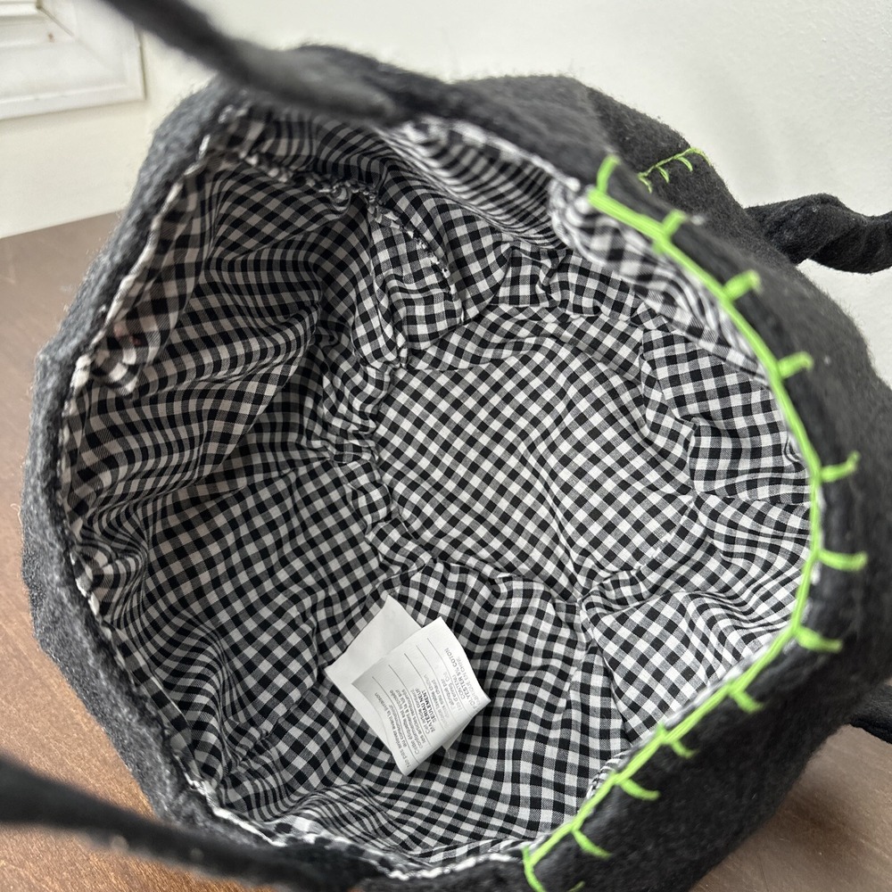 Pottery Barn Kids Spider Halloween Trick Or Treat Tote Back Candy Basket Retired - Picture 15 of 16